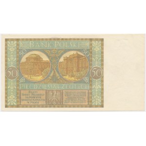 50 złotych 1929 - Ser.B.D. - ładny i naturalny