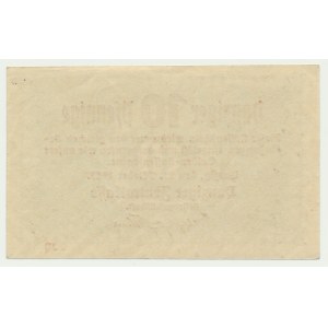 Danzig, 10 Pfennige 1923 - October - watermark squares -
