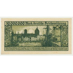 Danzig, 10 milion Mark 1923 - A -