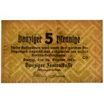 Danzig, 5 Pfennige 1923 - October - PMG 45 EPQ