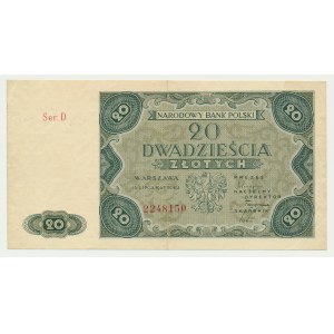 20 złotych 1947 - D -