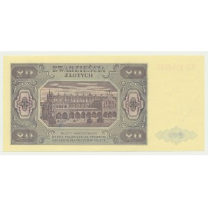 20 złotych 1948 - KE -