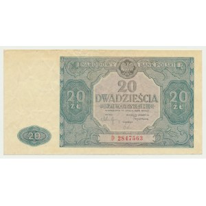 20 złotych 1946 - D -