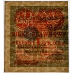1 grosz 1924 - AP - lewa połowa