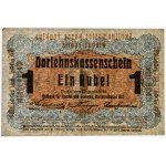 Posen, 1 Ruble 1916 - short clause (P3c) -