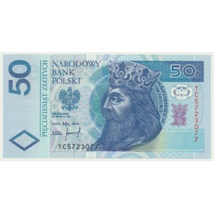 50 złotych 1994 - YC - seria zastępcza