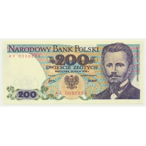 200 złotych 1976 - AF -