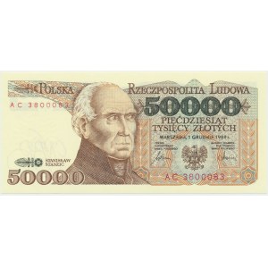 50.000 złotych 1989 - AC -