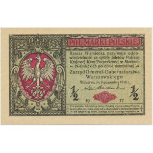 1/2 marki 1916 - Generał - świeży