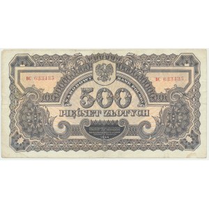 500 złotych 1944 ...owe - BC -