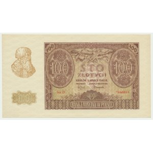 100 złotych 1940 - D -