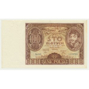 100 złotych 1934 - Ser.BO. - znw. +X+ -