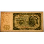 50 złotych 1948 - F - 6 cyfr - RZADKI i PIĘKNY