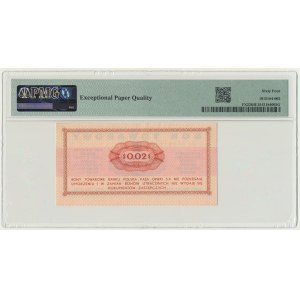 Pewex, 2 centy 1969 - Eo - PMG 64 EPQ