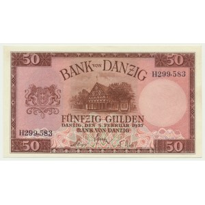 Danzig, 50 Gulden 1937 - H -