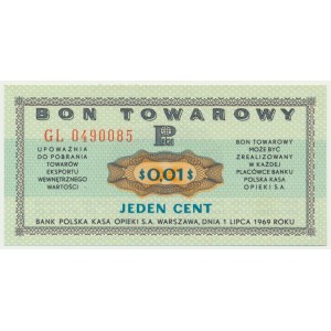 Pewex, 1 cent 1969 - GL -
