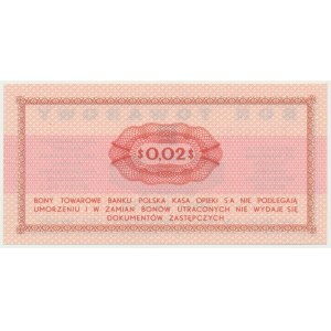 Pewex, 2 centy 1969 - GO -