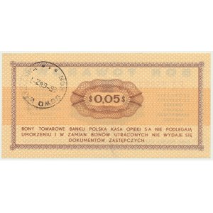 Pewex, 5 centów 1969 - FA -