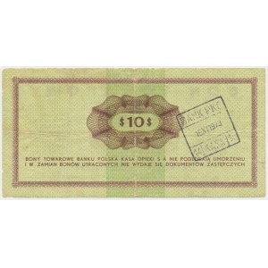 Pewex, 10 dolarów 1969 - Ef -