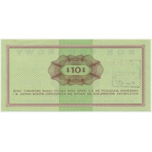 Pewex, 10 dolarów 1969 - GF -