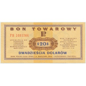 Pewex, 20 dolarów 1969 - FH -