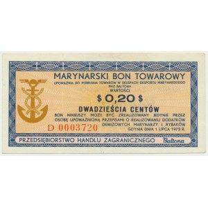 Baltona, 20 centów 1973 - D -