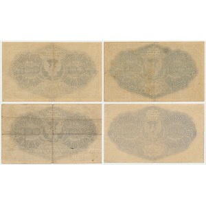 100 marek 1919 (4 szt.) - różne odmiany