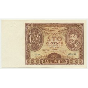 100 złotych 1934 - Ser.BM. - znw. +X+ -