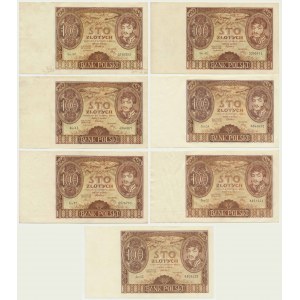 100 złotych 1932-1934 (7 szt.)