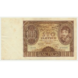 100 złotych 1932 - Ser.AA. - rzadka seria