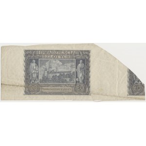 20 złotych 1940 - destrukt -