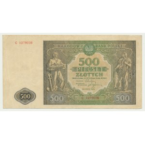 500 zloty 1946 - C -.