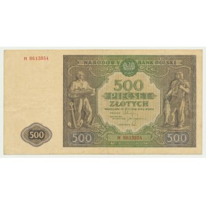 500 zloty 1946 - H -.