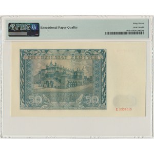 50 złotych 1941 - E - PMG 67 EPQ