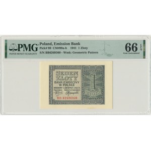 1 złoty 1941 - BB - PMG 66 EPQ