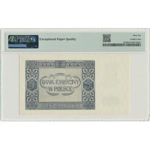 5 złotych 1941 - AC - PMG 66 EPQ