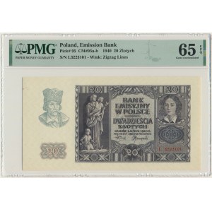 20 złotych 1940 - L - PMG 65 EPQ