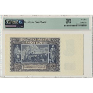 20 złotych 1940 - L - PMG 65 EPQ