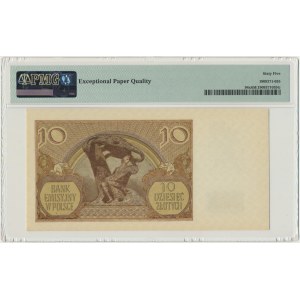 10 złotych 1940 - L. - London Counterfeit - PMG 65 EPQ