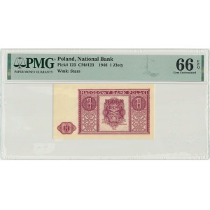 1 złoty 1946 - PMG 66 EPQ