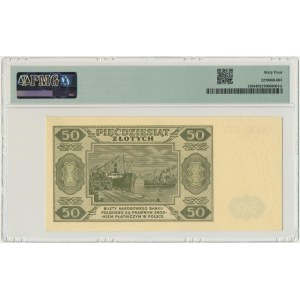 50 złotych 1948 - BZ - PMG 64 - lepsza seria