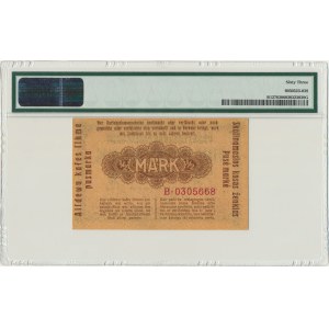Kowno, 1/2 Mark 1918 - B - PMG 63
