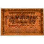 Kowno, 1/2 Mark 1918 - B - PMG 63