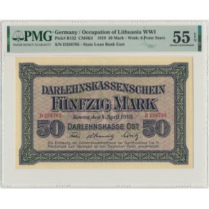 Kowno, 50 Mark 1918 - B - PMG 55 EPQ