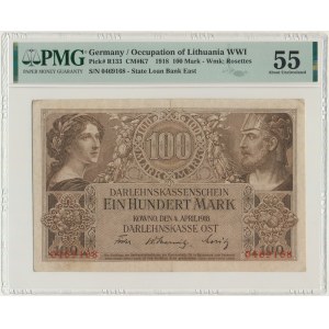 Kowno, 100 Mark 1918 - PMG 55