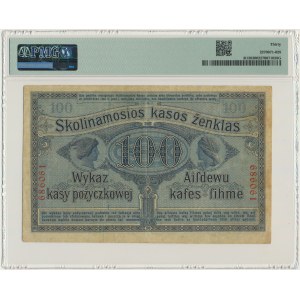 Posen, 100 Rubles 1916 - 6 digit series - PMG 30