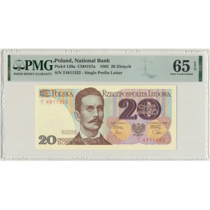 20 złotych 1982 - T - PMG 65 EPQ