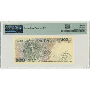 200 złotych 1988 - EB - PMG 66 EPQ - pierwsza seria rocznika