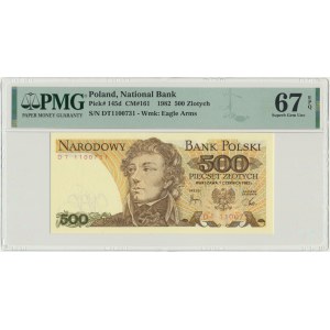 500 złotych 1982 - DT - PMG 67 EPQ