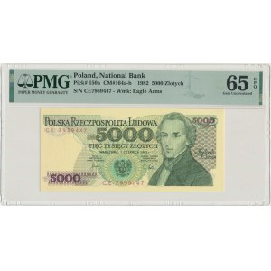 5.000 złotych 1982 - CE - PMG 65 EPQ
